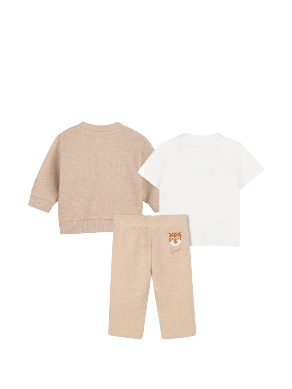 Kenzo Kids Driedelige set Beige