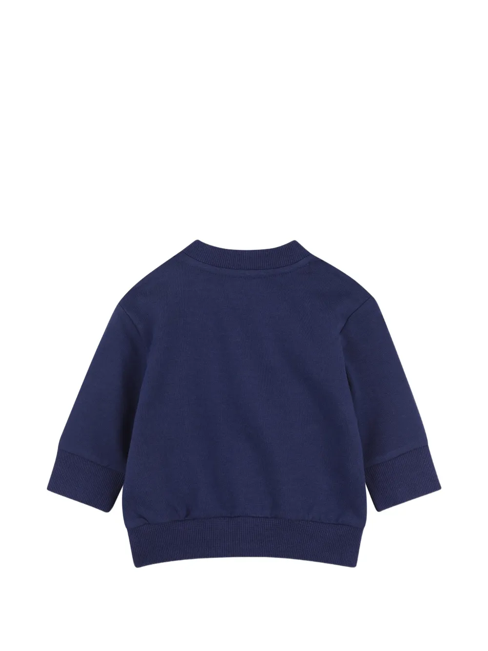 Timberland Kids Ribfluwelen set met beer-print Blauw