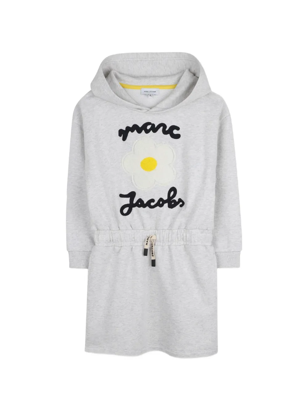 Marc Jacobs Kids Jurk met geborduurd logo Grijs