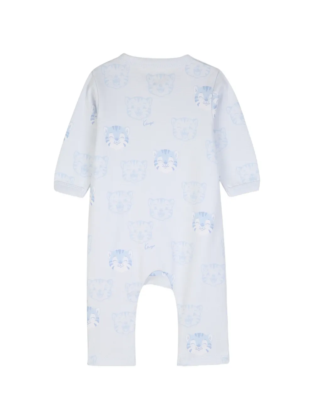 Kenzo Kids Katoenen set met tijger-print Blauw