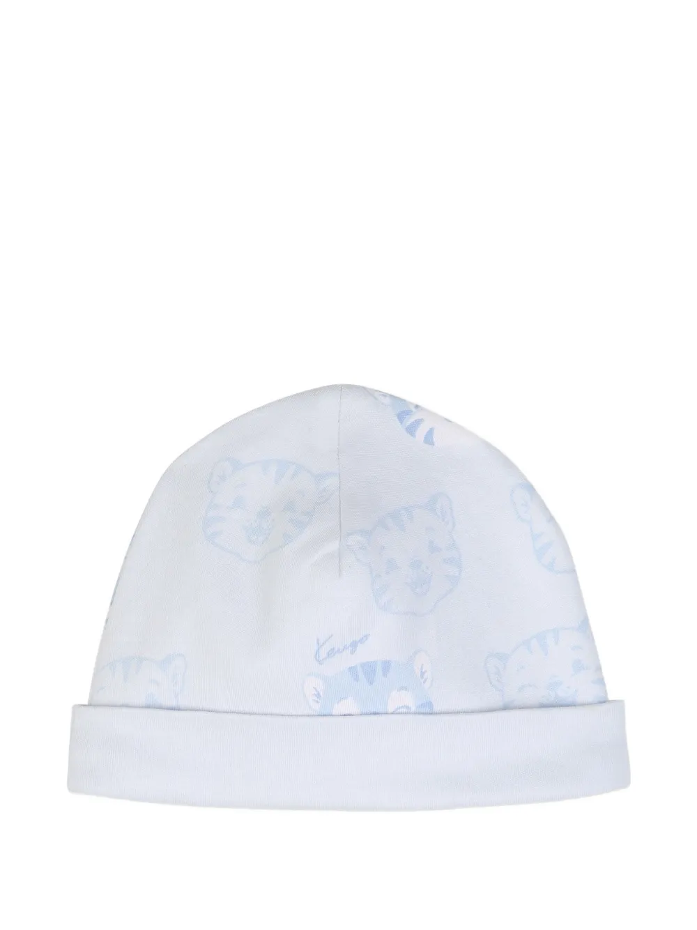 Kenzo Kids Katoenen set met tijger-print Blauw