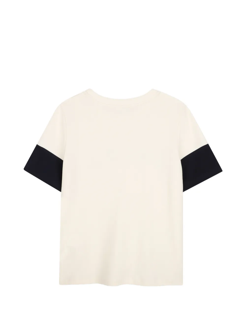 Chloé Kids T-shirt met colourblocking Beige