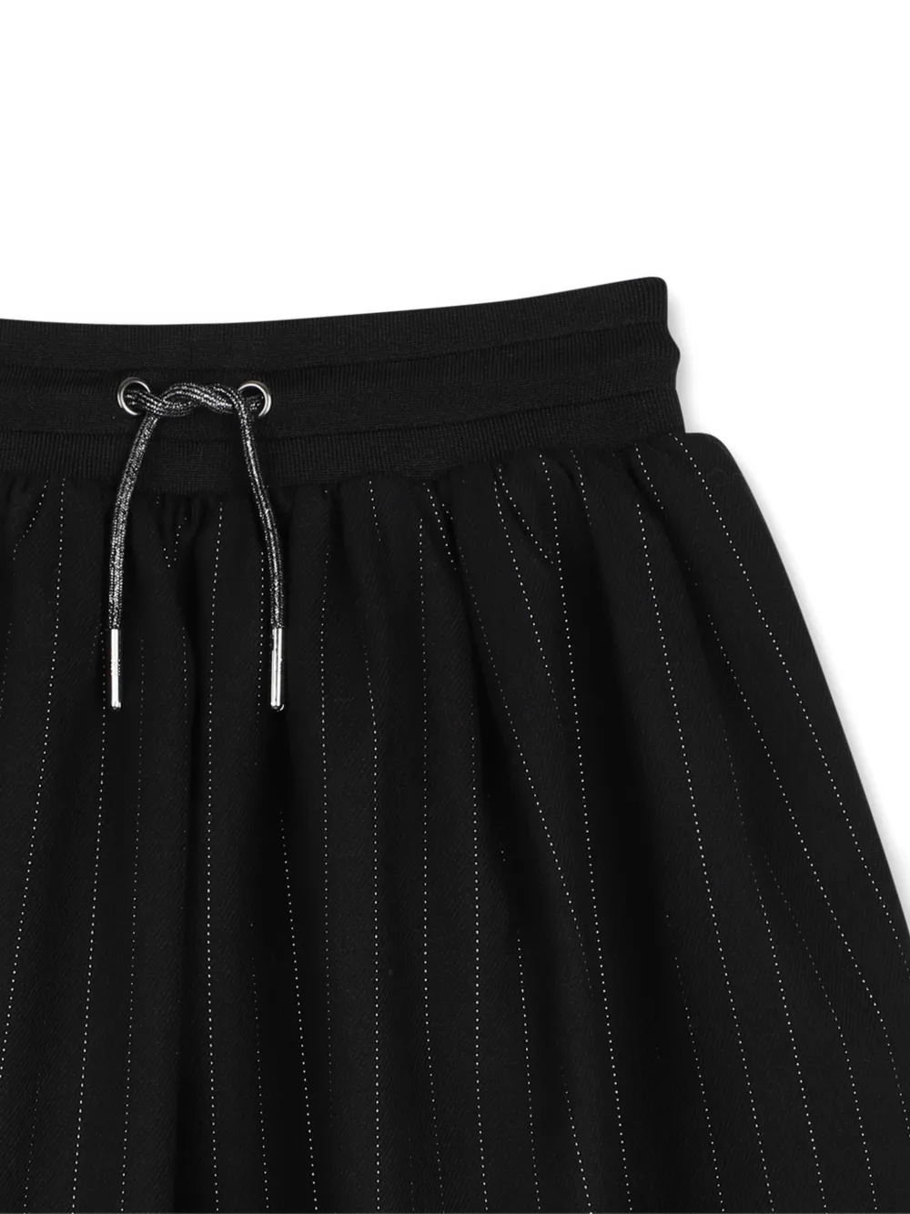 Michael Kors Kids Rok met trekkoord en krijtstreep Zwart
