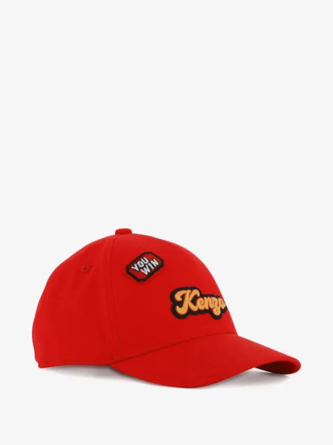 Kenzo Kids logo-patch baseball cap