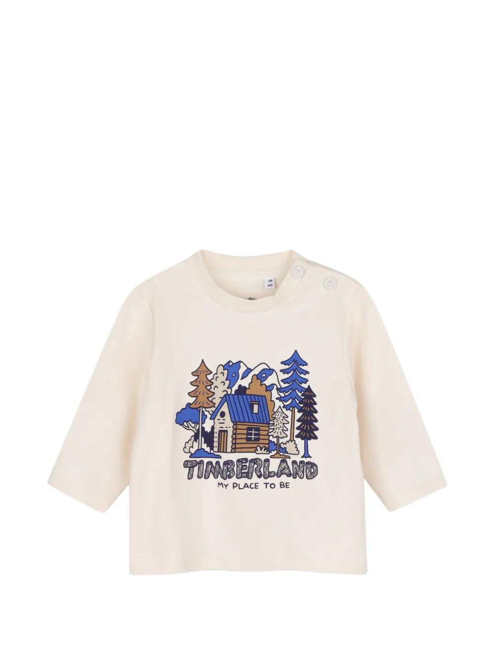 Timberland Kids grafische print T-shirt en trainingspak Blauw