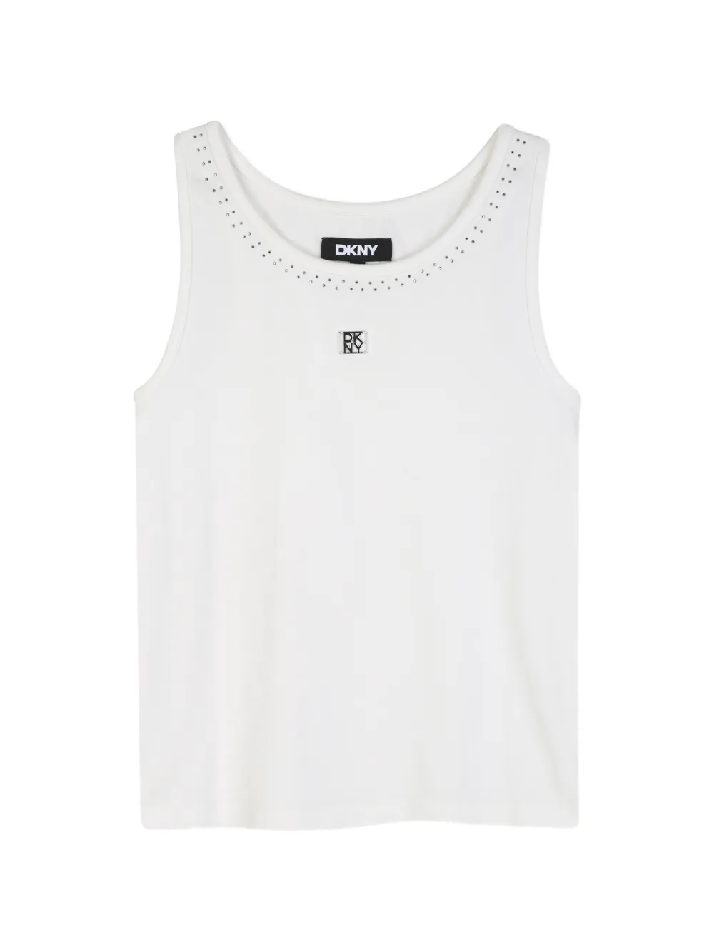 Dkny Kids Tweedelig set met lange mouwen en logo-print Wit