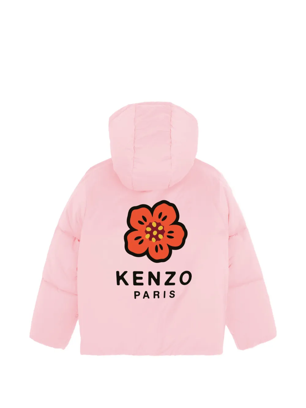 Kenzo Kids Boke Flower gewatteerd jack Roze