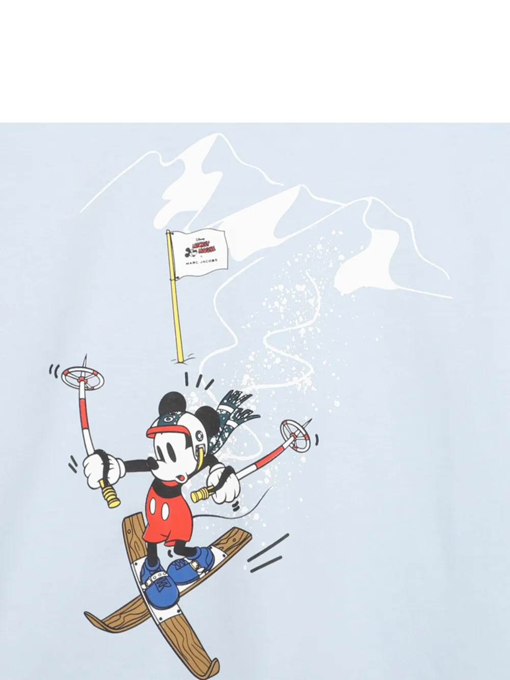 Marc Jacobs Kids x Disney Mickey Mouse T-shirt met grafische print Blauw