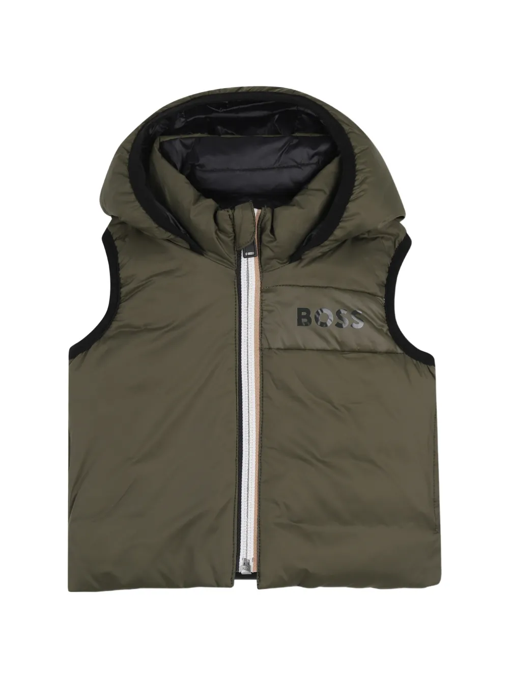 BOSS Kidswear Omkeerbare bodywarmer Zwart