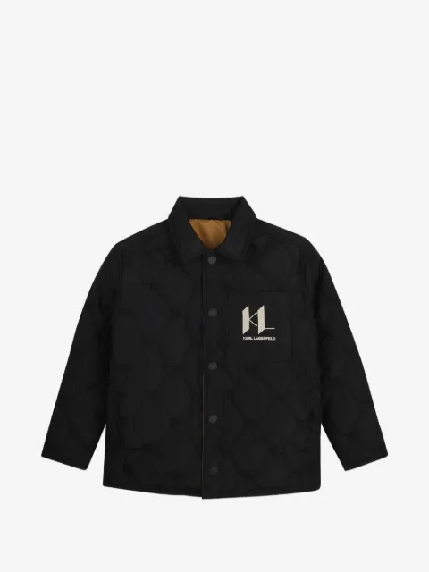Karl Lagerfeld Kids reversible quilted jacket