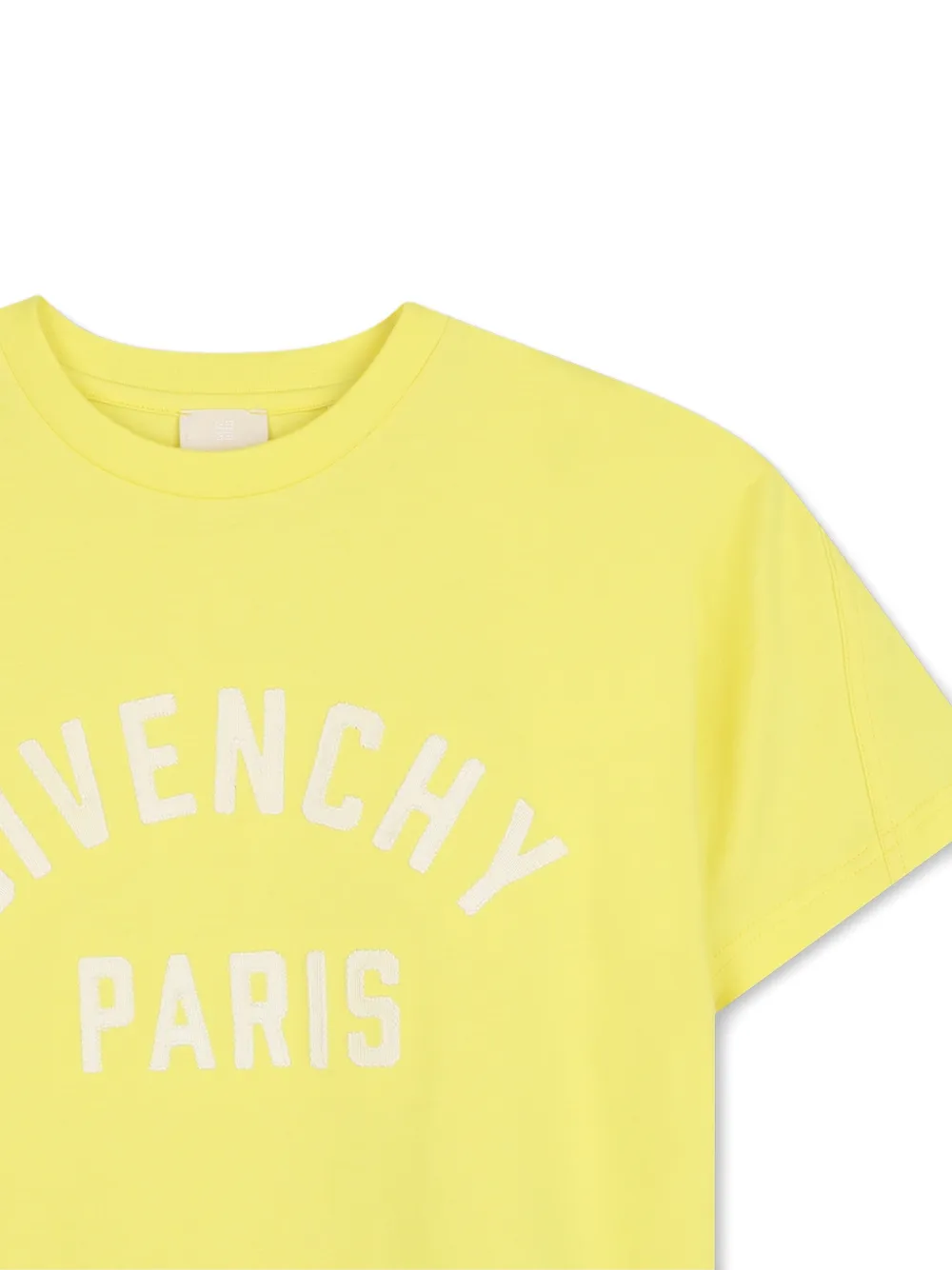 Givenchy Kids T-shirt met logoprint Geel