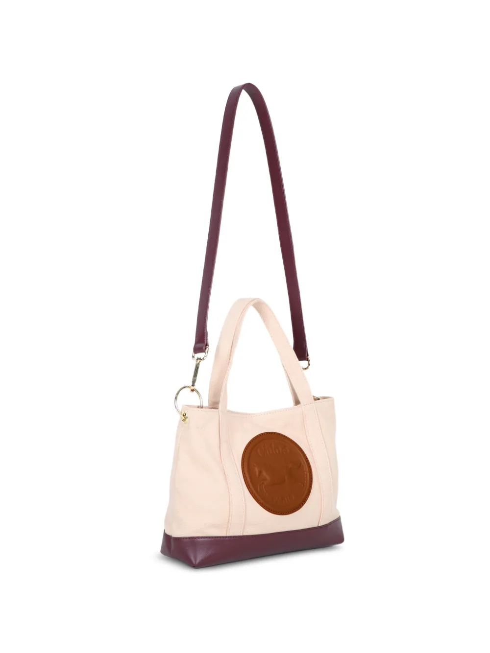 Chloé Kids Canvas shopper Beige
