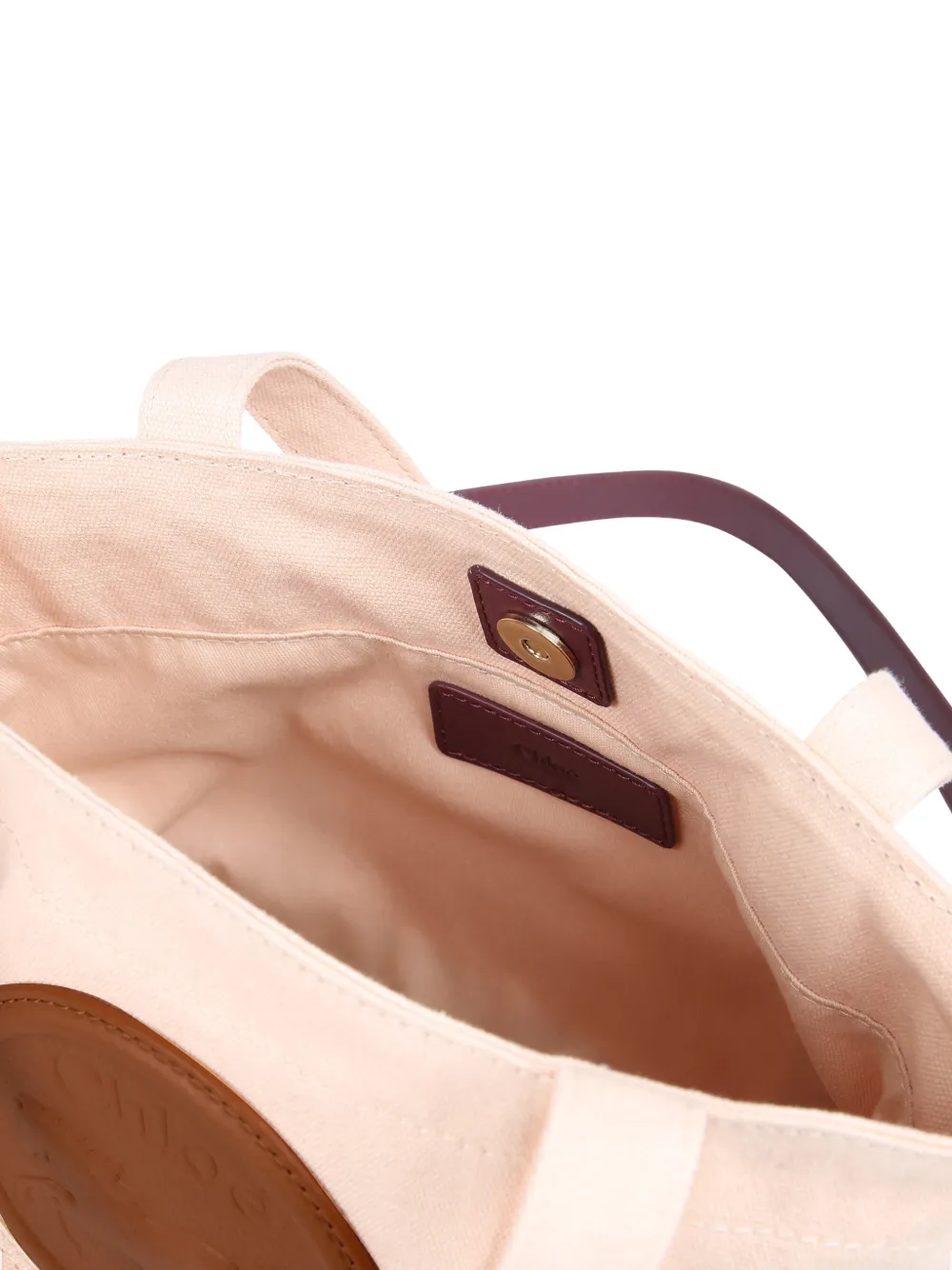 Chloé Kids Canvas shopper Beige