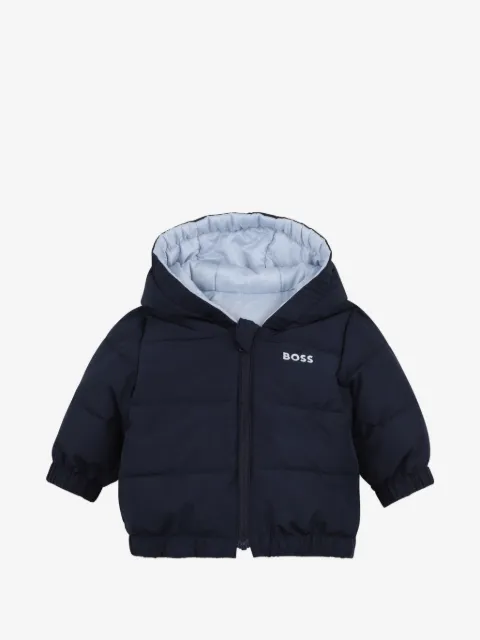 BOSS Kidswear reversible quilted jacket