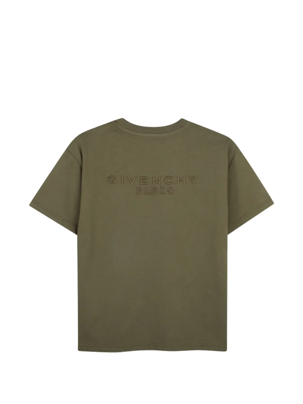 Givenchy Kids T-shirt met geborduurd logo Groen