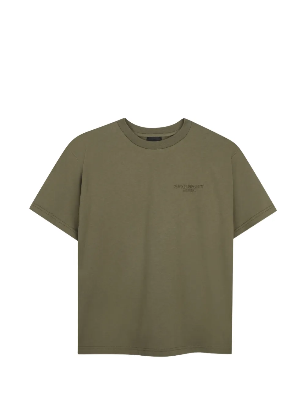 Givenchy Kids logo-embroidered T-shirt - Verde