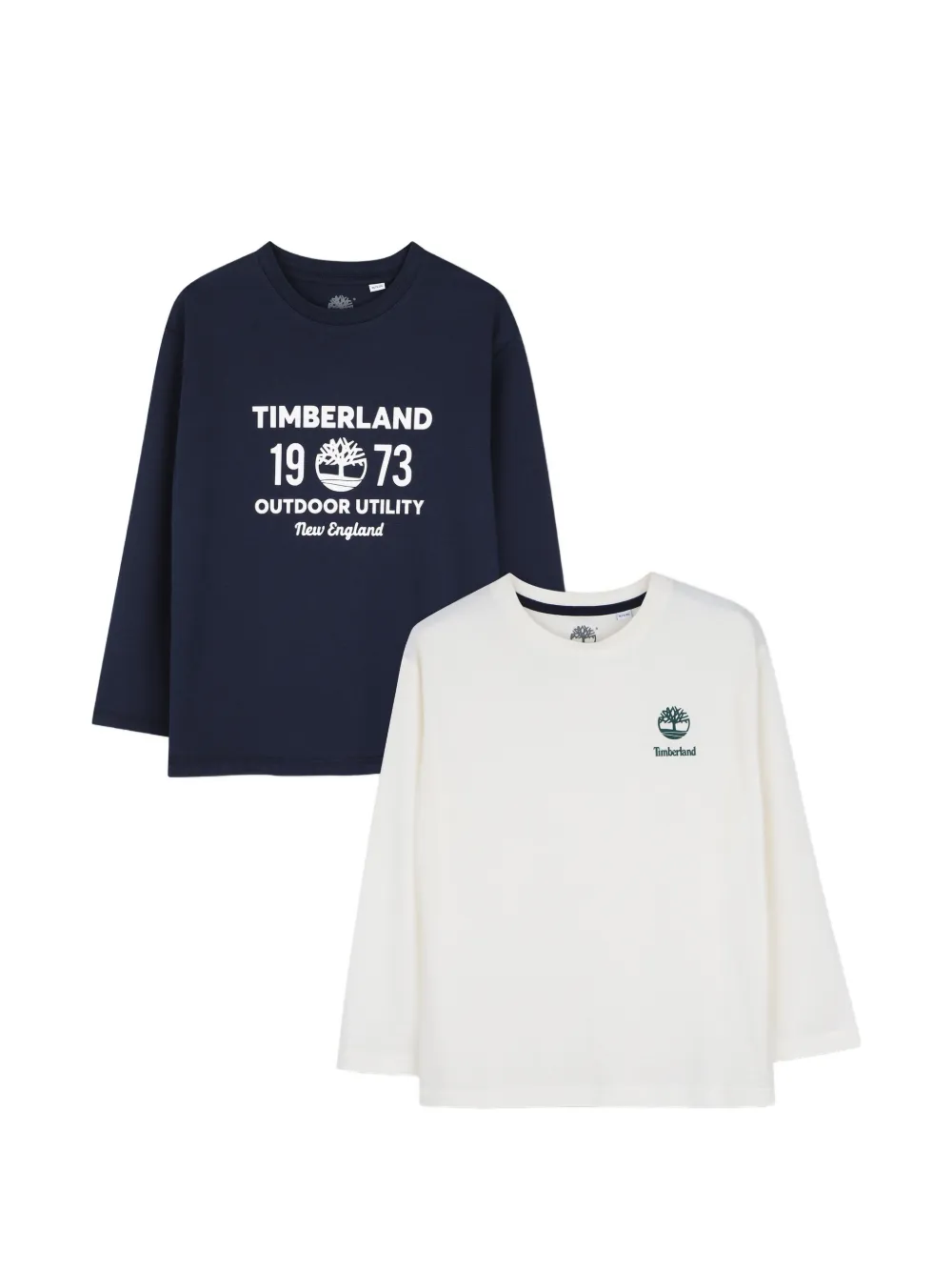 Timberland Kids Set di 2 T-shirt con stampa - Toni neutri