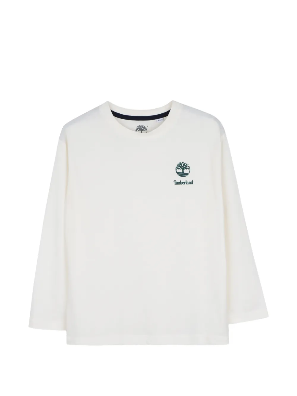 Timberland Kids Twee T-shirts met logo-print en lange mouwen Beige