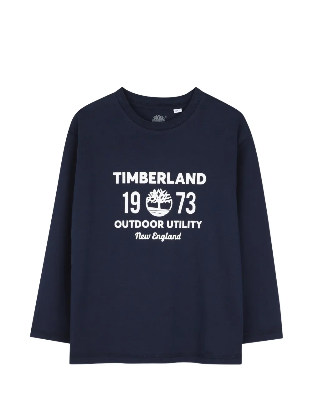 Timberland Kids Twee T-shirts met logo-print en lange mouwen Beige
