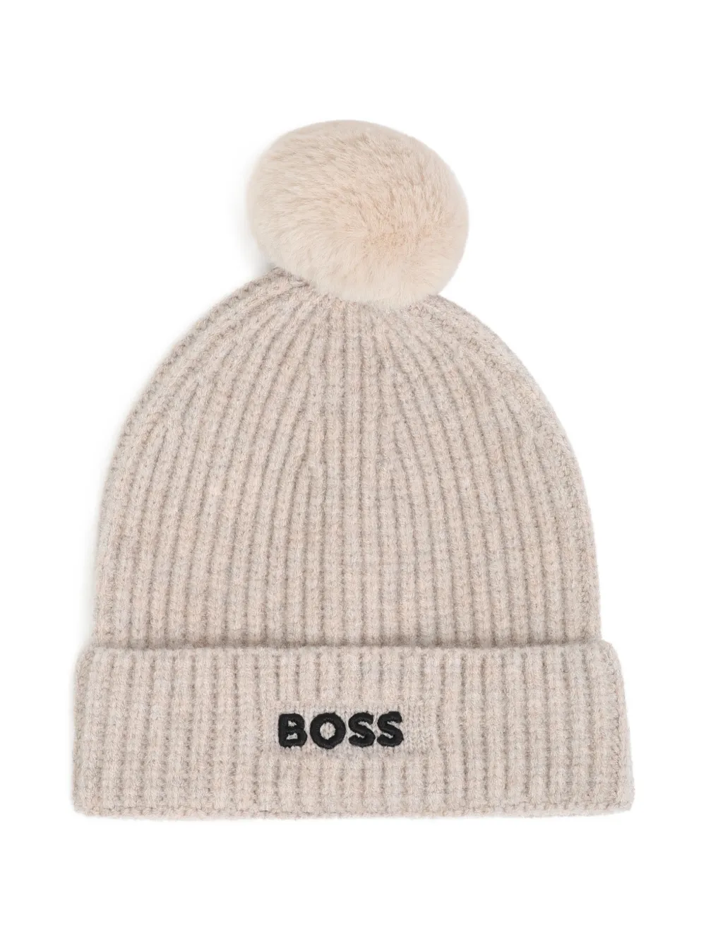 BOSS Kidswear Berretto con pompon - Toni neutri