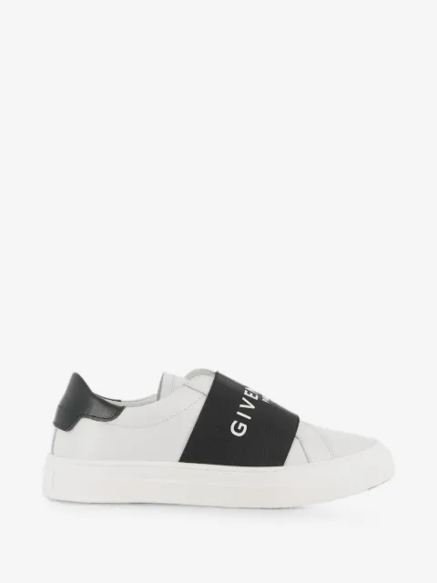 Givenchy Kids 로고 스트랩 스니커즈