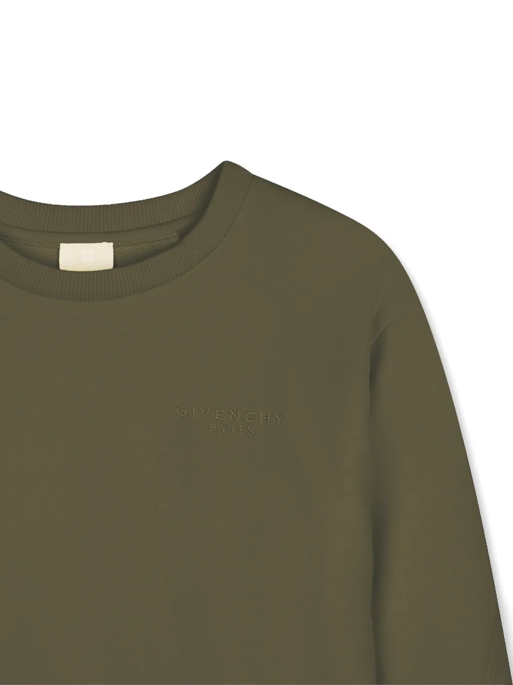 Givenchy Kids Trui met geborduurd logo Groen