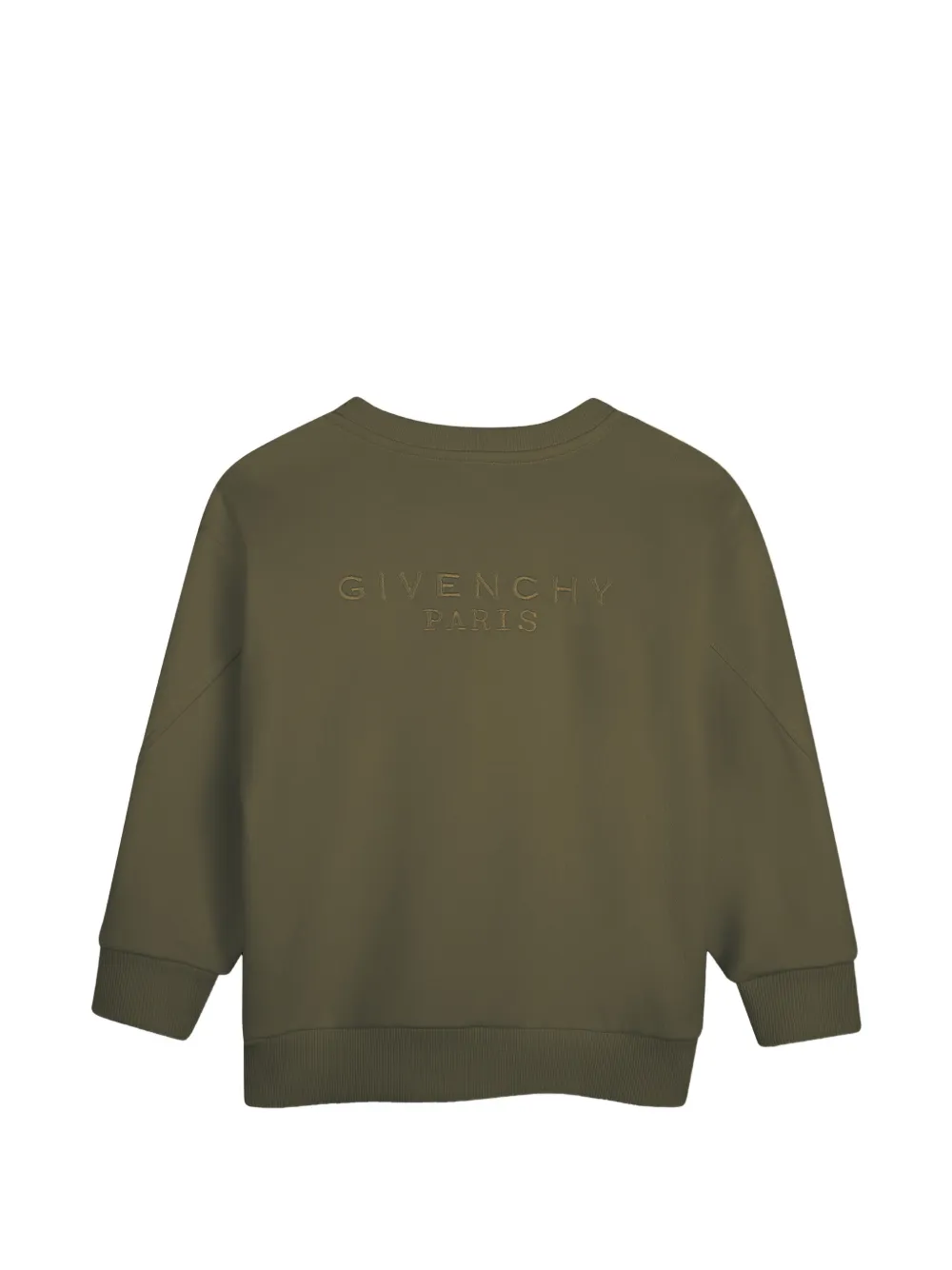 Givenchy Kids Trui met geborduurd logo Groen