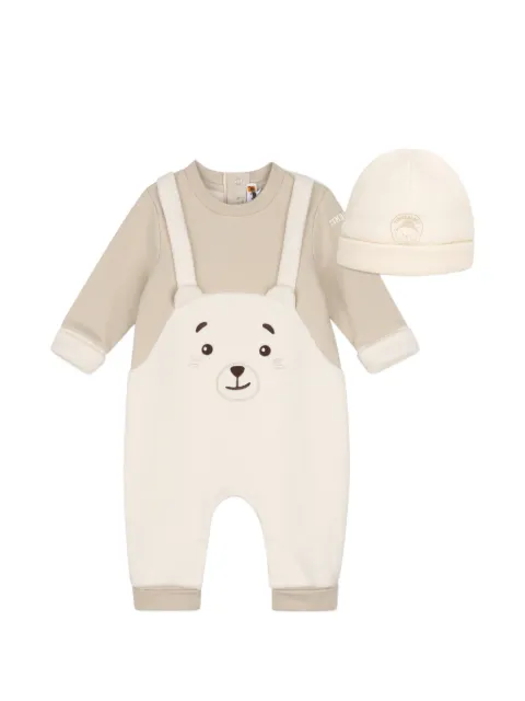 Timberland Kids bear-motif beanie hat and babywear set