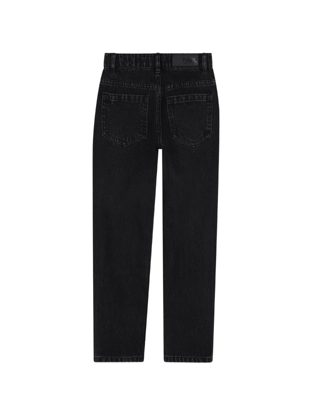 Karl Lagerfeld Kids Jeans met laser-effect Zwart