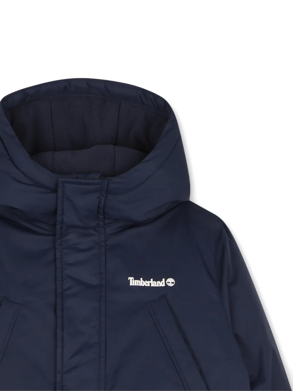 Timberland Kids Parka met capuchon Blauw