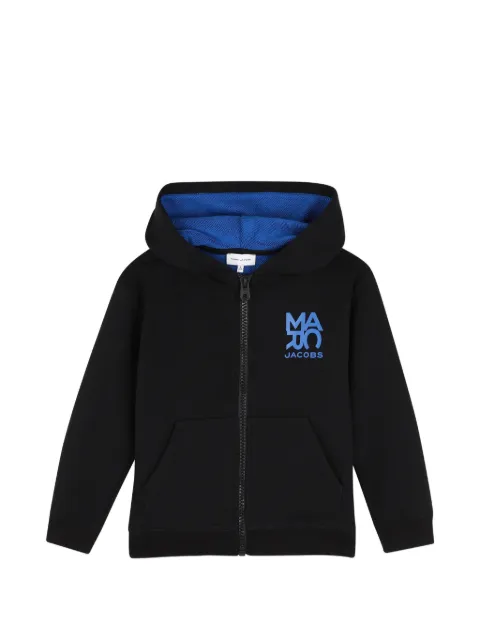 Marc Jacobs Kids logo-print zip-up hoodie