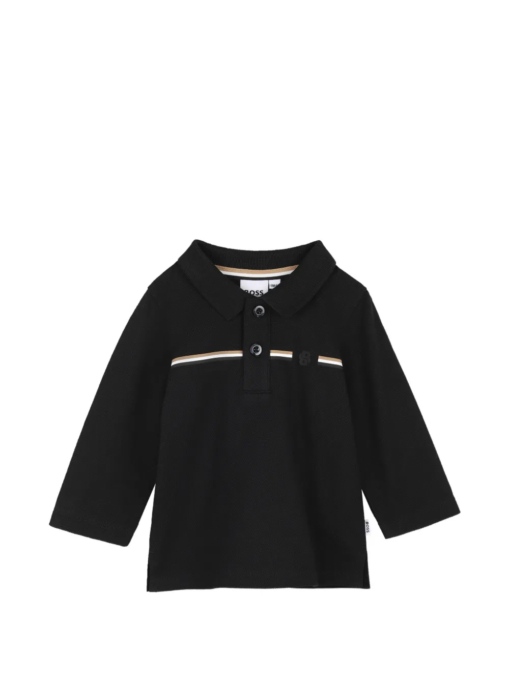 BOSS Kidswear Polo a maniche lunghe - Nero
