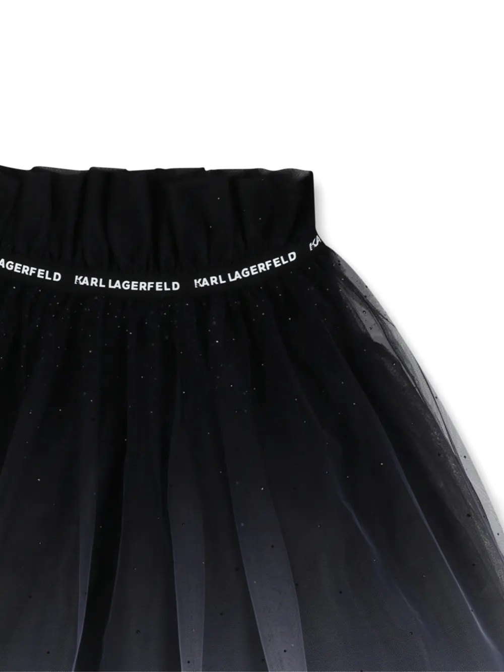 Karl Lagerfeld Kids Tutu verfraaid met pailletten Zwart