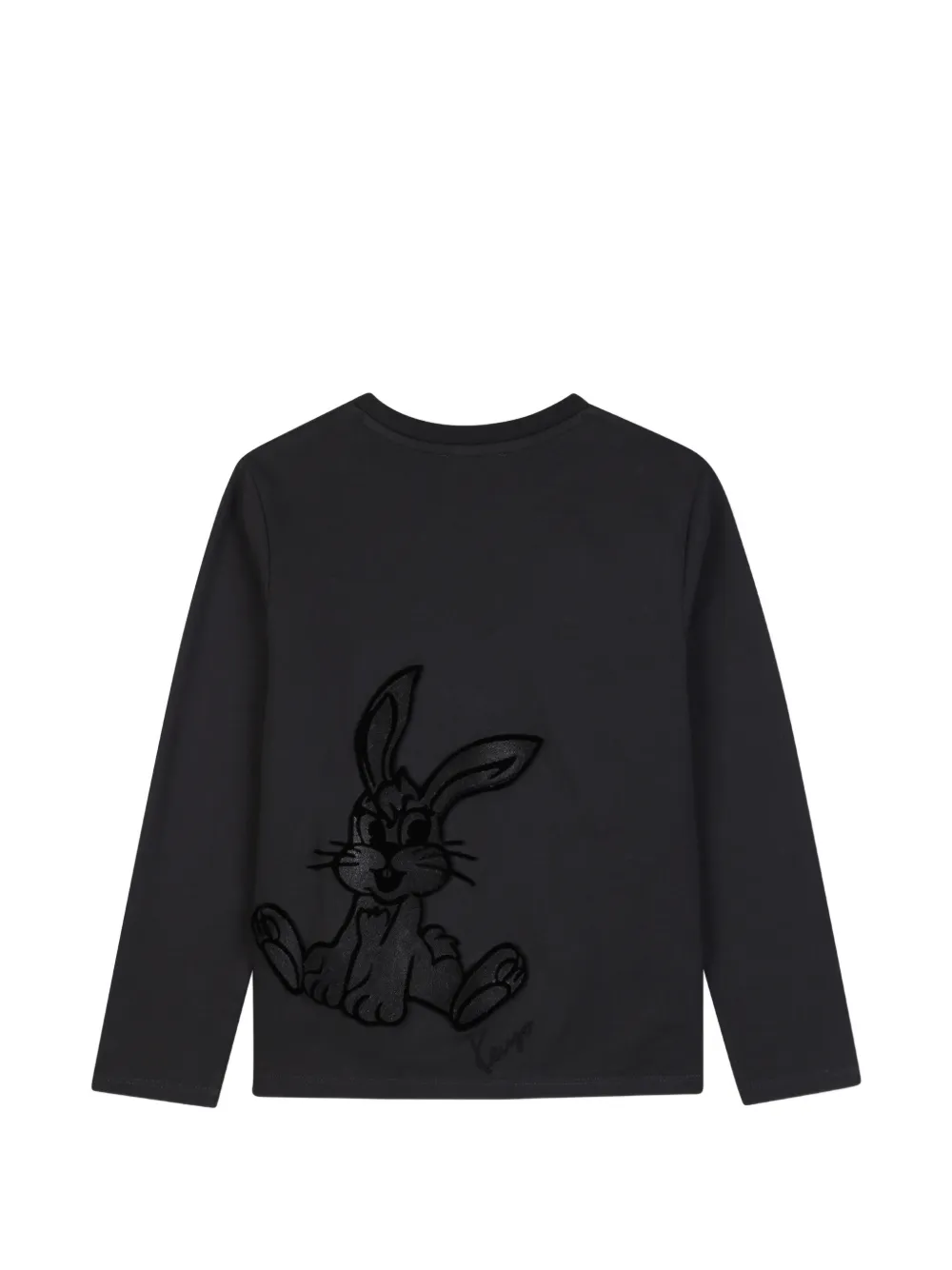 Kenzo Kids T-shirt met lange mouwen Zwart