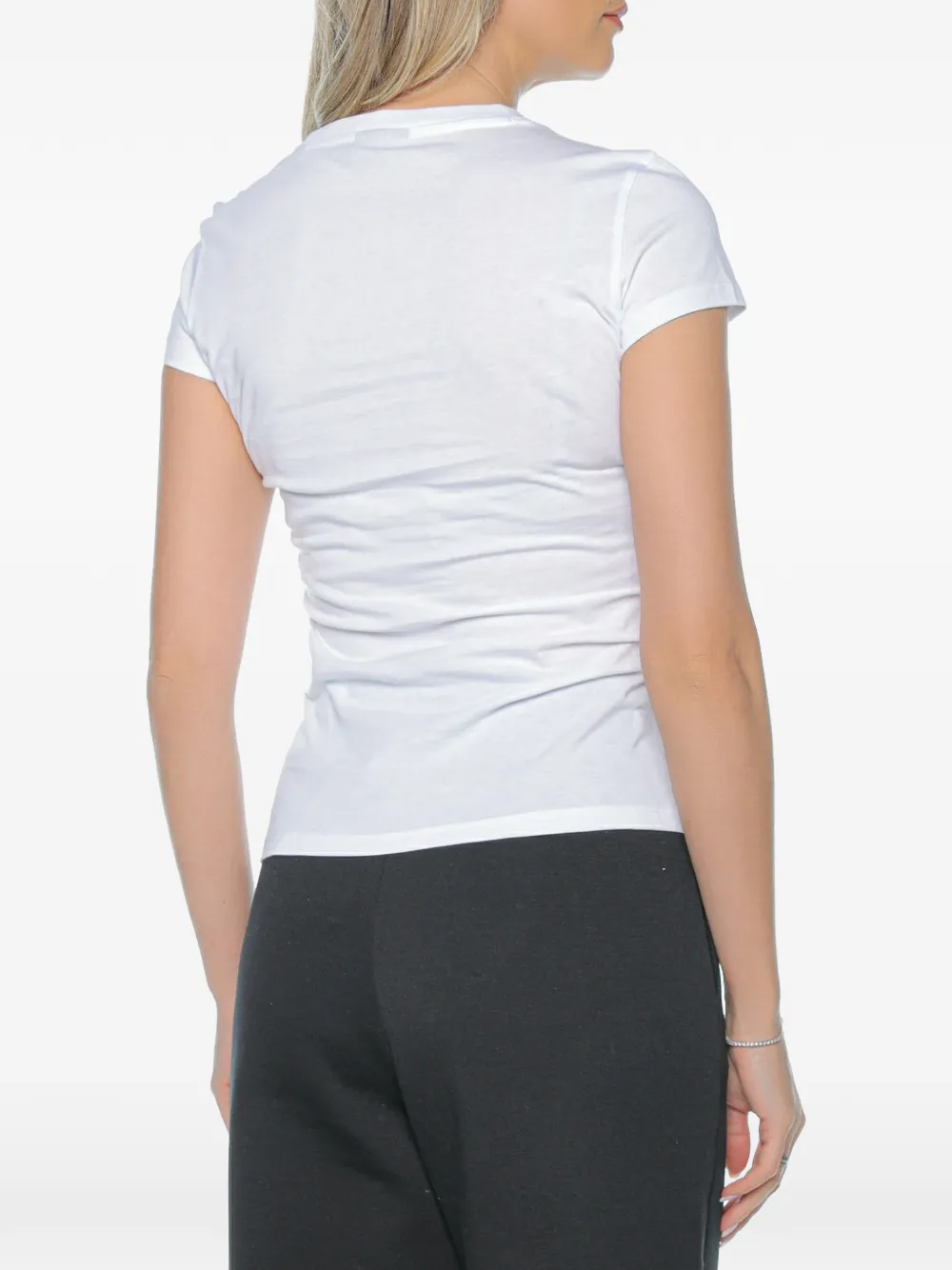 Armani Exchange T-shirt met logoprint Wit