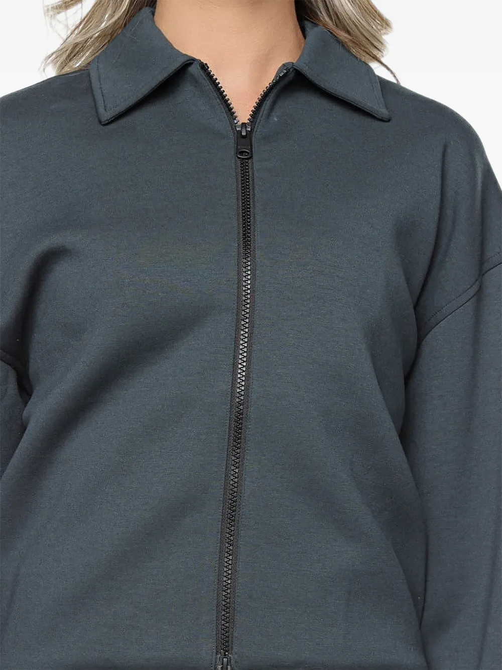 Ecoalf Austin sweater met rits Groen