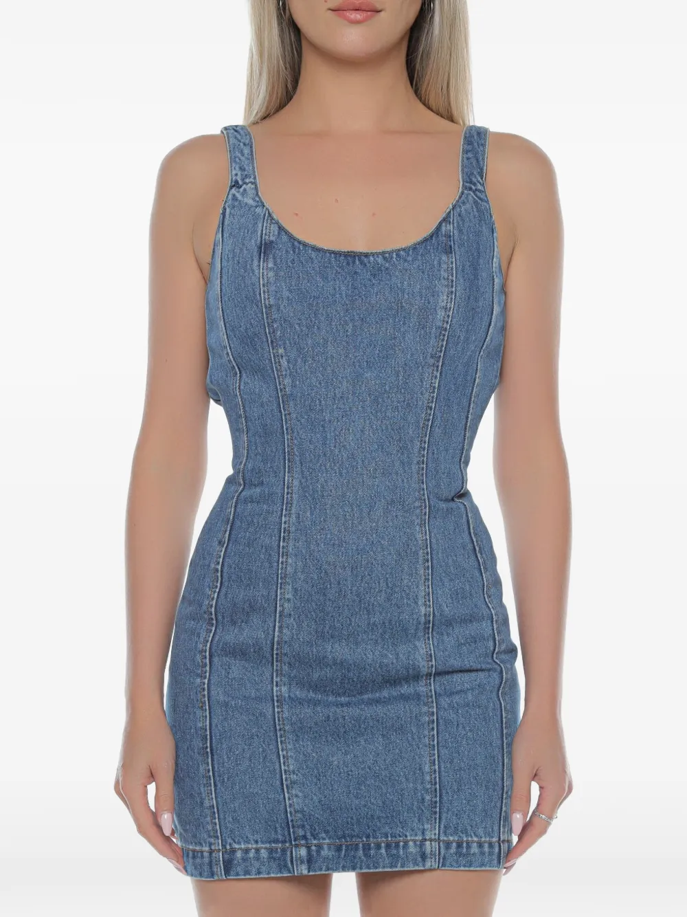 Ksubi Pinnie panelled mini dress - Blu