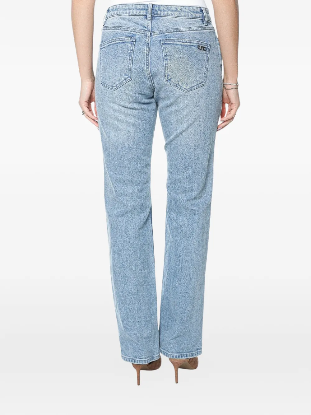 Michael Kors Cigarette stretch denim jeans Blauw