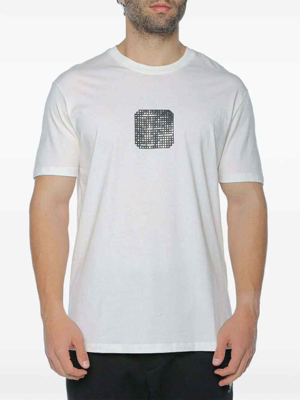 Armani Exchange logo-print T-shirt - Bianco