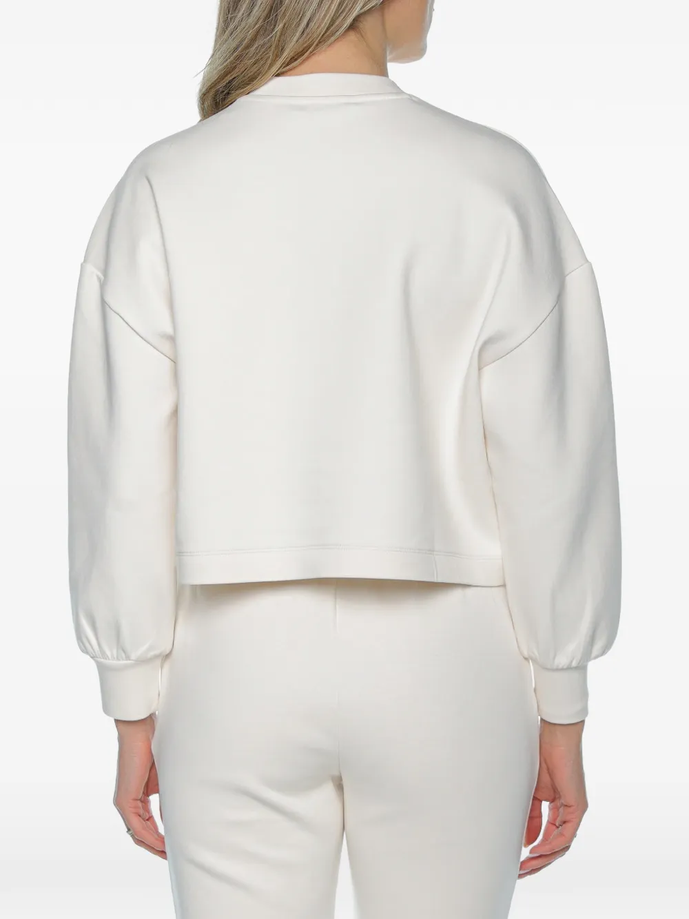Armani Exchange Sweater met logo Wit