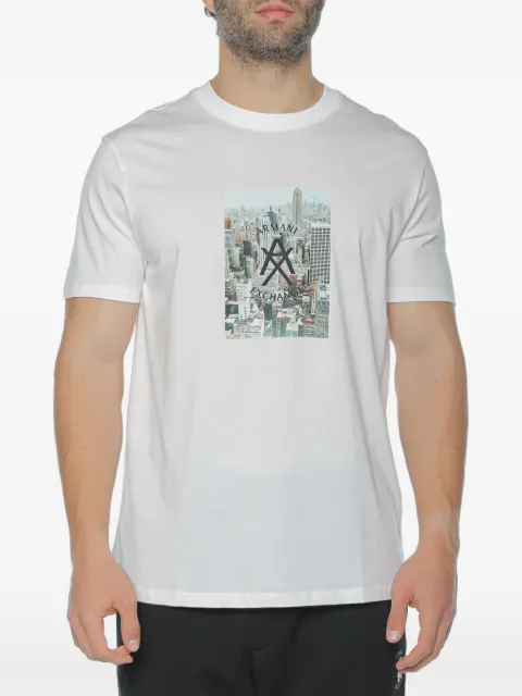 Armani Exchange Camiseta com estampa gráfica