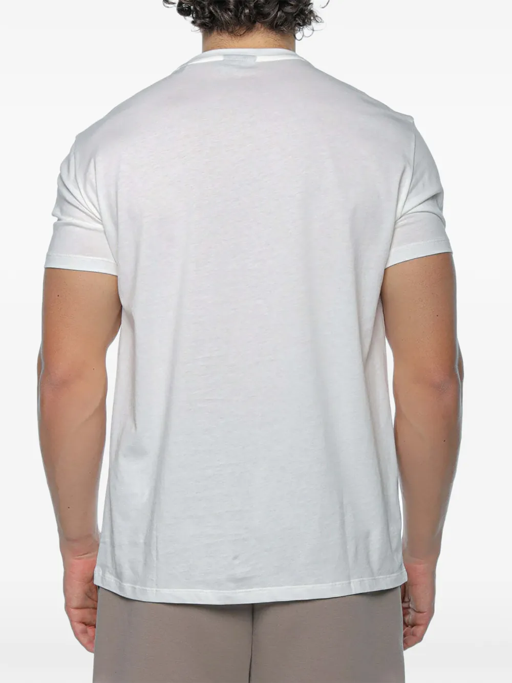 Armani Exchange T-shirt met geborduurd logo Wit