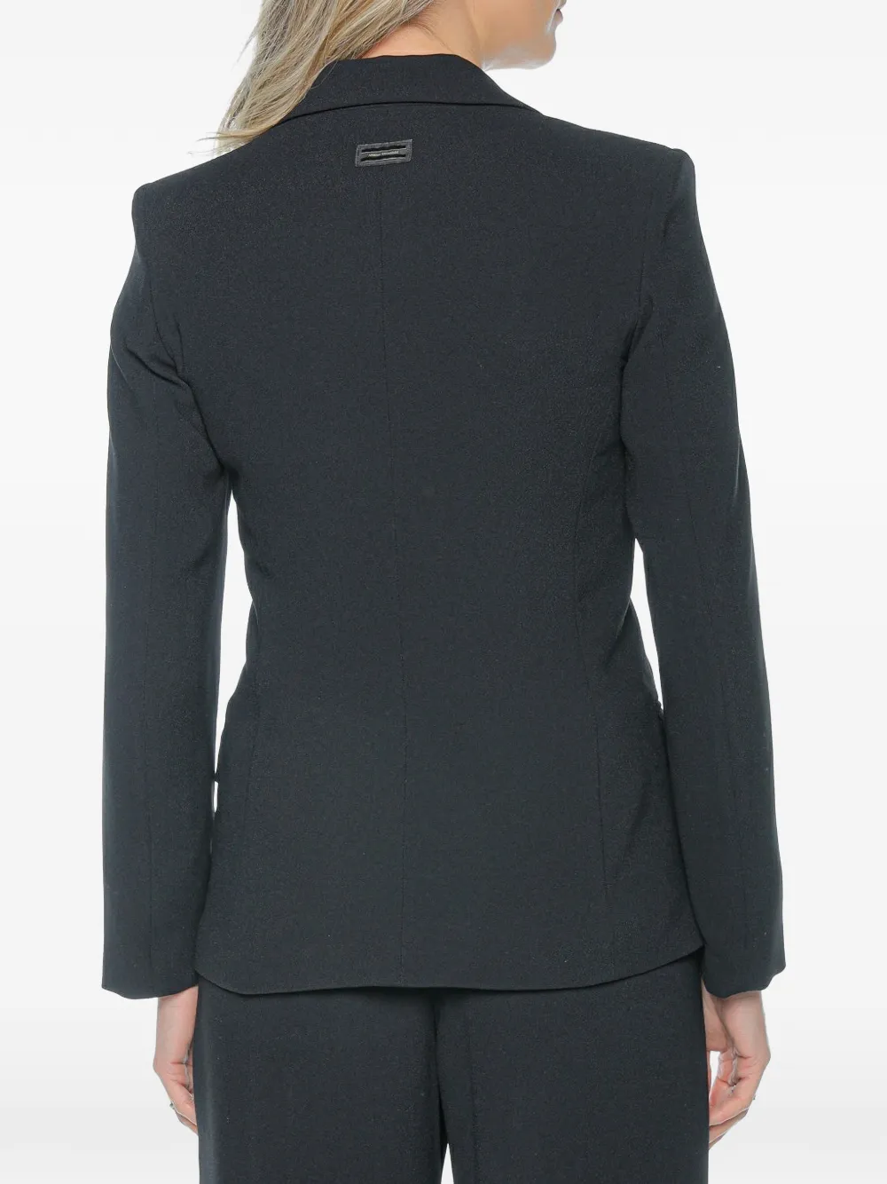 Armani Exchange Blazer met enkele rij knopen Zwart