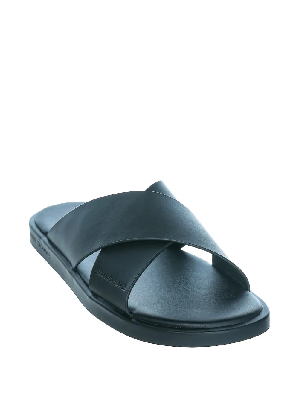 Armani Exchange Sandalen met gekruiste bandjes Zwart