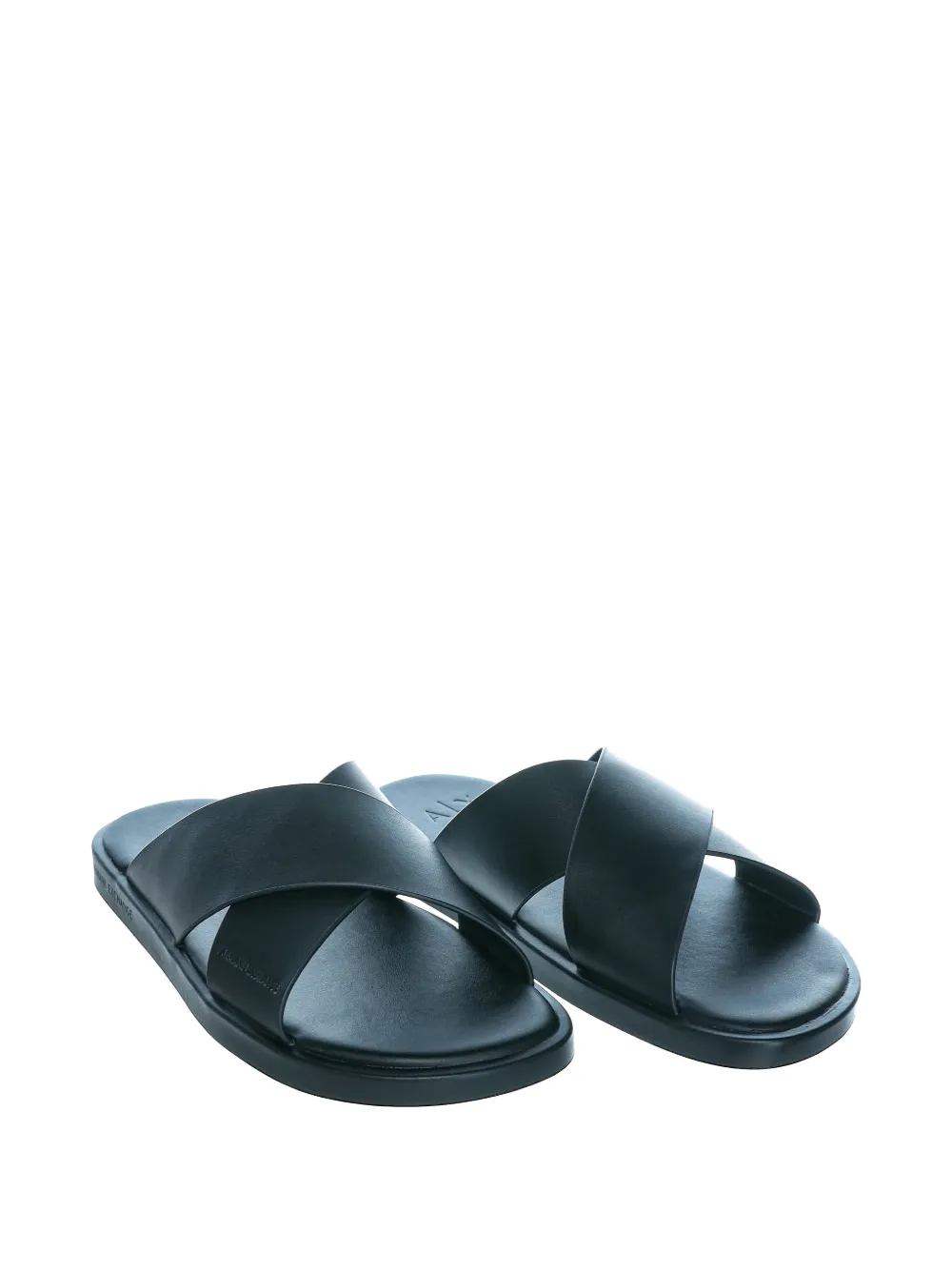 Armani Exchange Sandalen met gekruiste bandjes Zwart