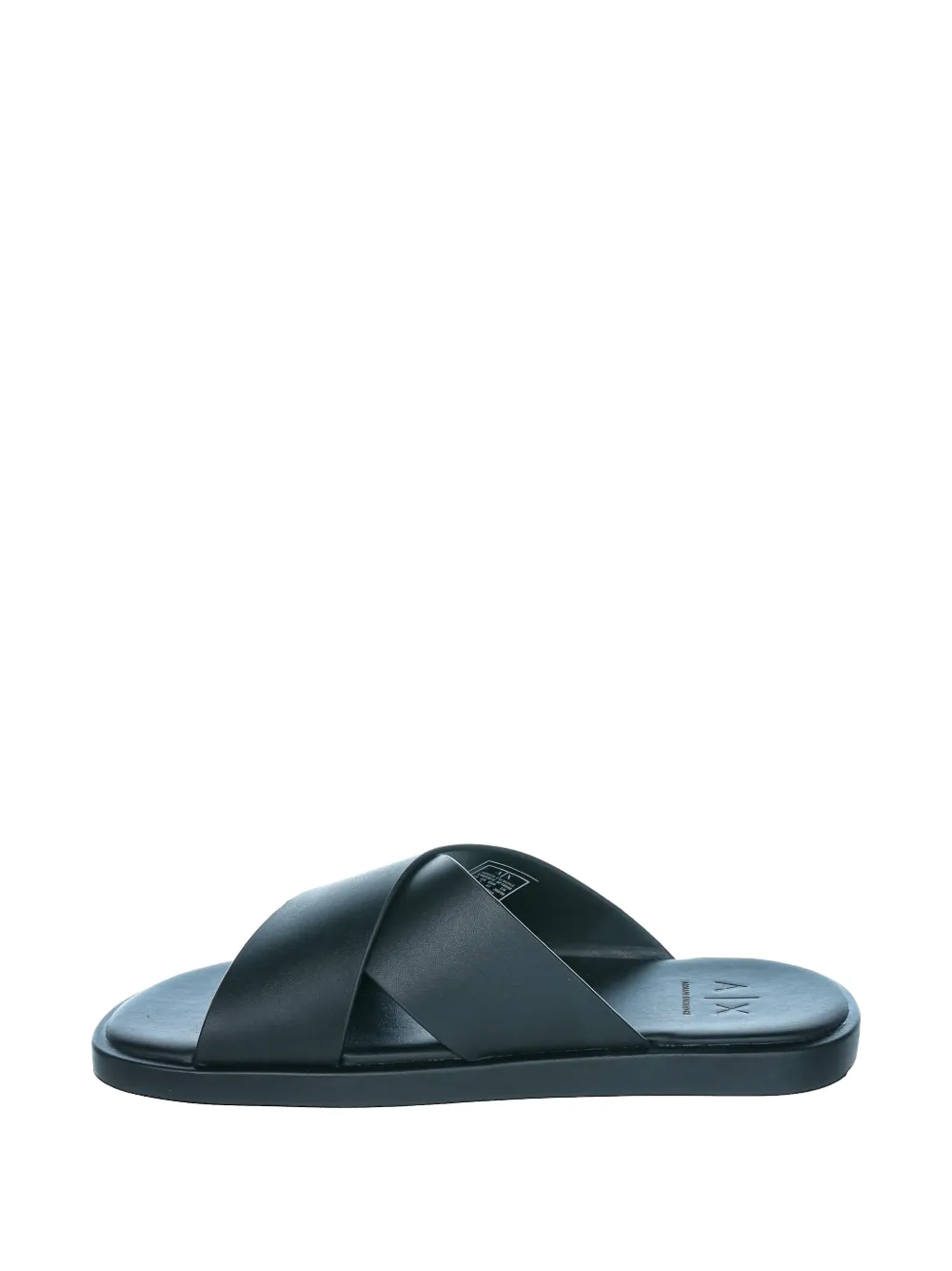 Armani Exchange Sandalen met gekruiste bandjes Zwart