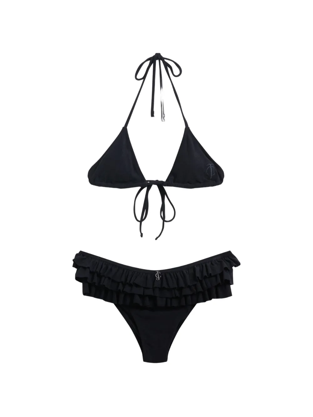 Juicy Couture ruffled towelling bikini - Nero