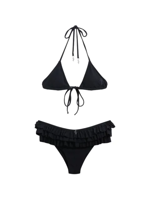 Juicy Couture ruffled towelling bikini