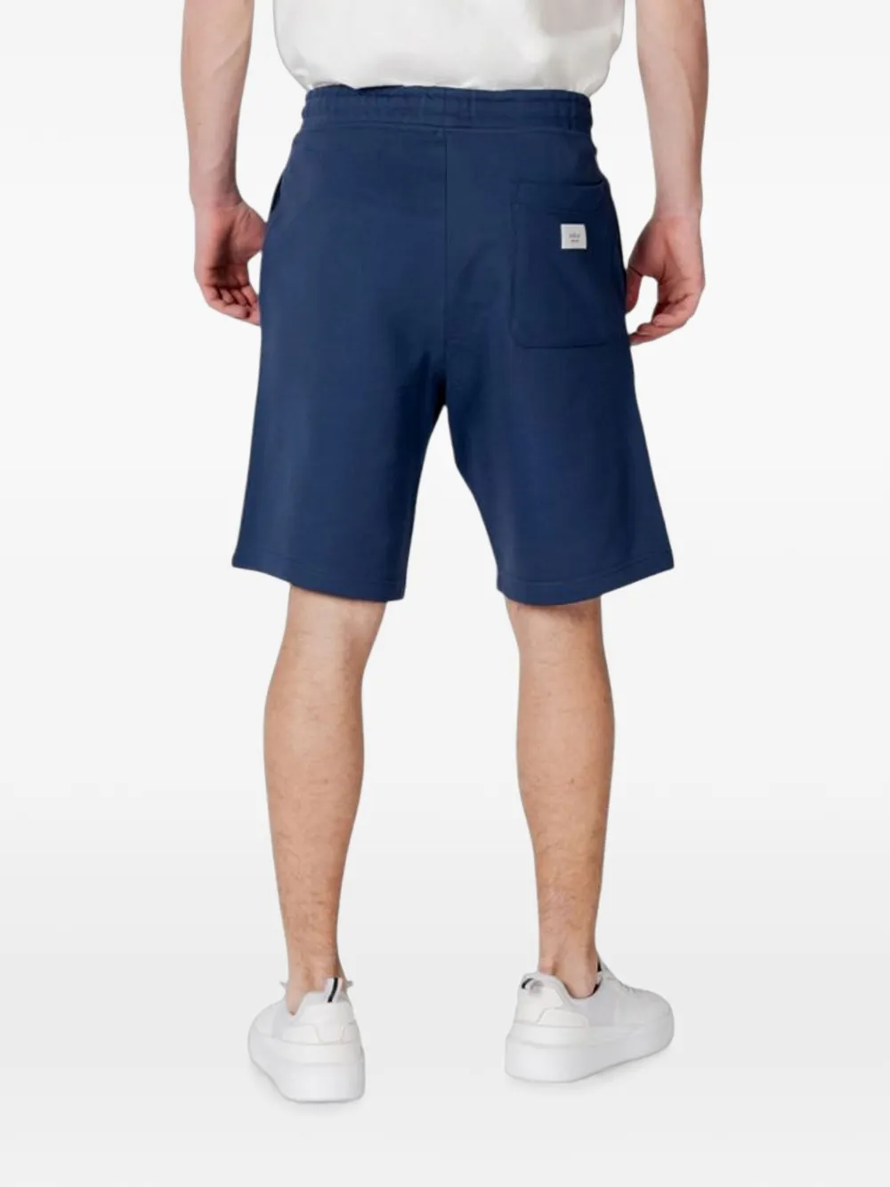 Replay drawstring-waist jersey shorts Blauw