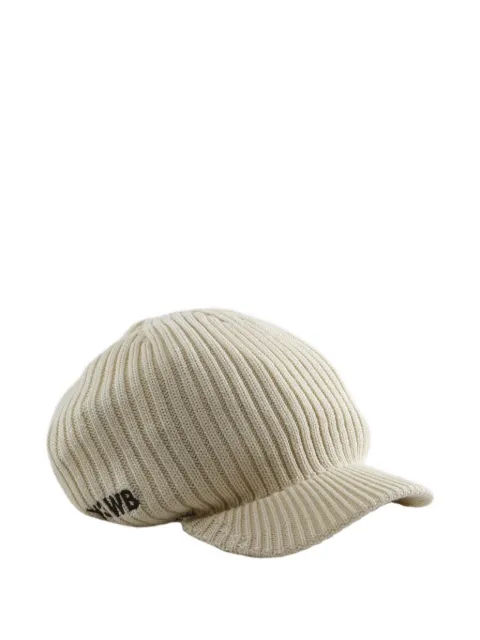 Wales Bonner Y3 ribbed-knit peaked cap